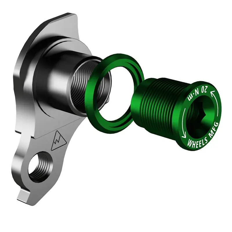 Wheels Manufacturing Dropout 404-02 UDH Derailleur Hanger - Green-1