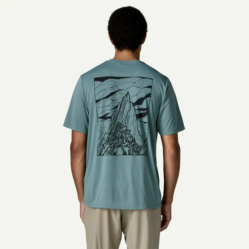 Patagonia Capilene Cloud Crag Cool Daily Shirt - Blue Sage-2