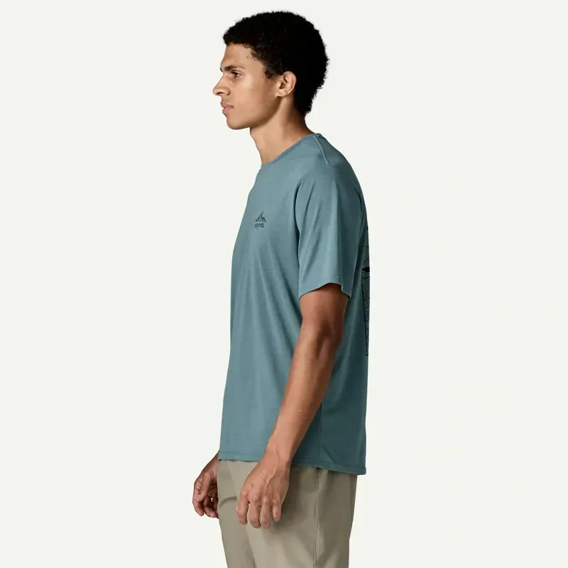 Patagonia Capilene Cloud Crag Cool Daily Shirt - Blue Sage-3