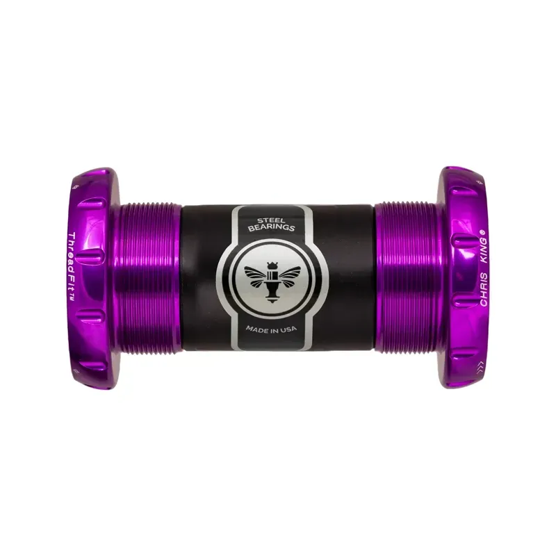 Chris King ThreadFit 30 Bottom Bracket BSA 68-73mm - 3D Violet 