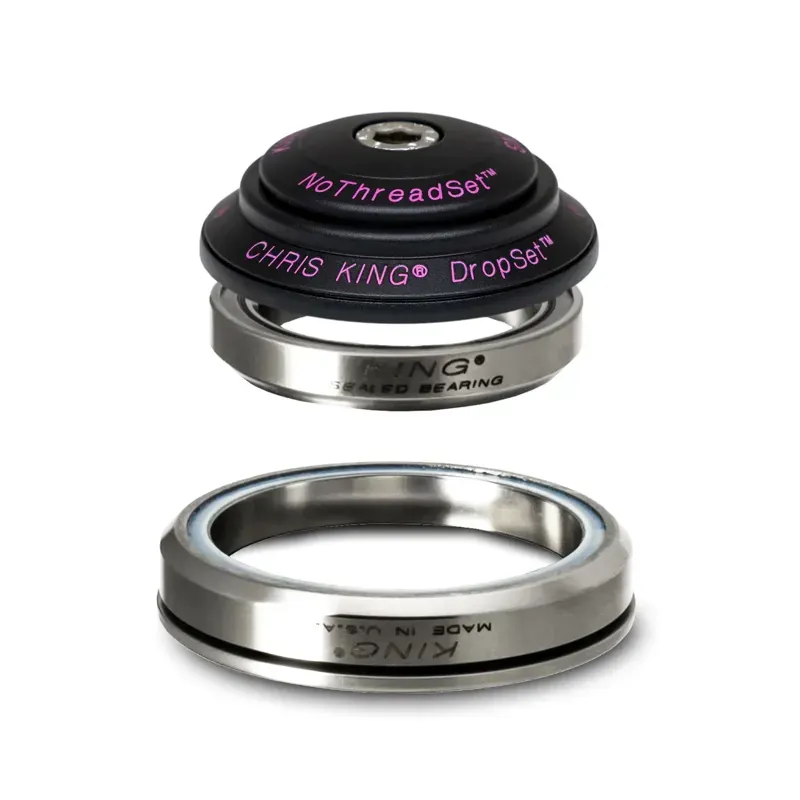 Chris King Dropset 3 41/52 Headset / Tapered / Two Tone Black Punch