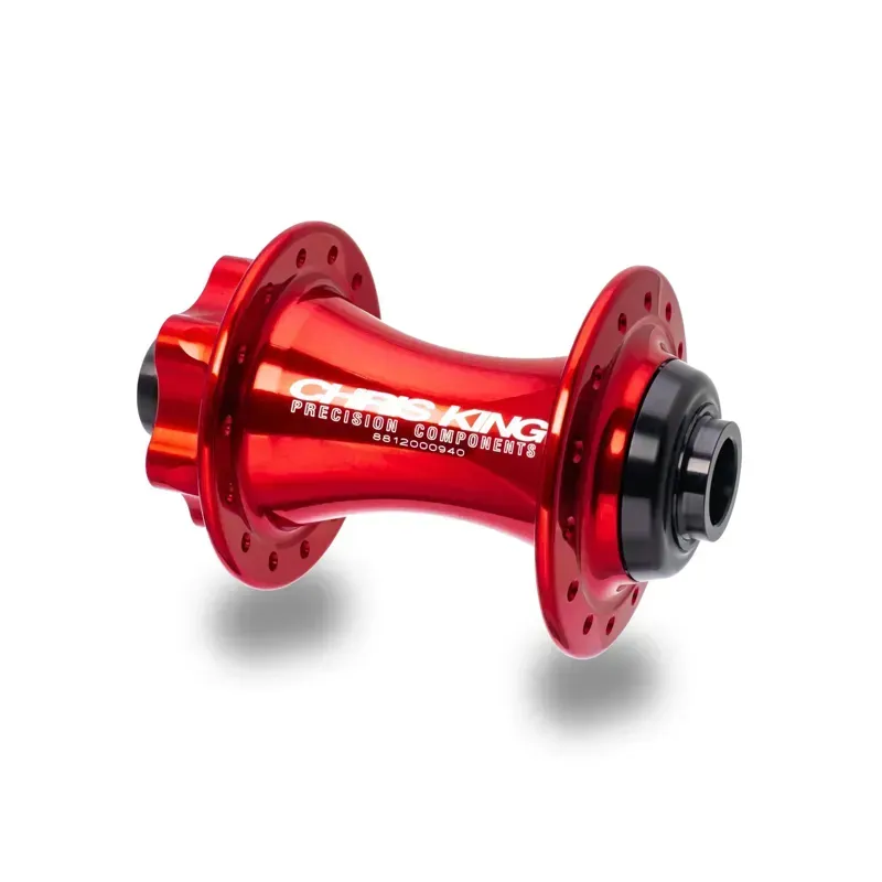 Chris King MTB Boost 6 Bolt Front Hub 110x15mm - Red-1