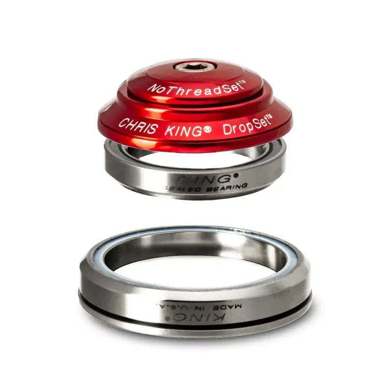 Chris King Dropset 3 41/52 Headset / Tapered  / Red