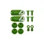 Hope Tech 4 E4 Custom Kit - Pair - Green