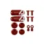 Hope Tech 4 V4 Custom Kit - Pair - Red