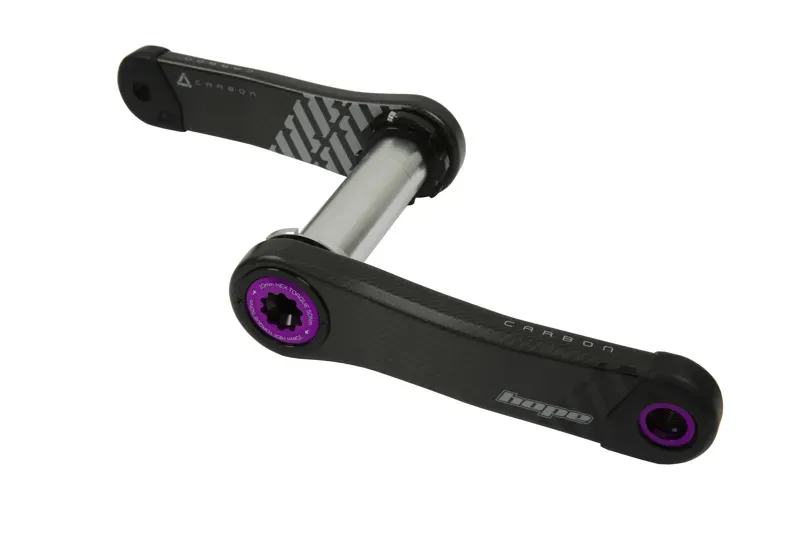 Hope Carbon Crankset - Purple-1