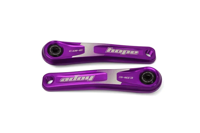 Hope Ebike Crankset Standard Offset - Purple
