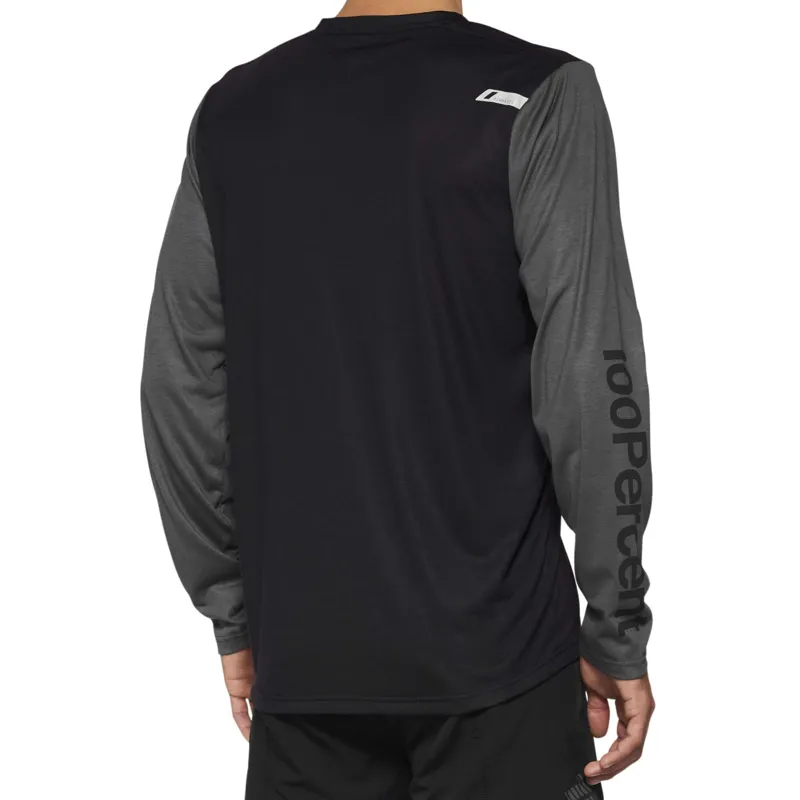 100% Airmatic Long Sleeve Jersey - Black-1