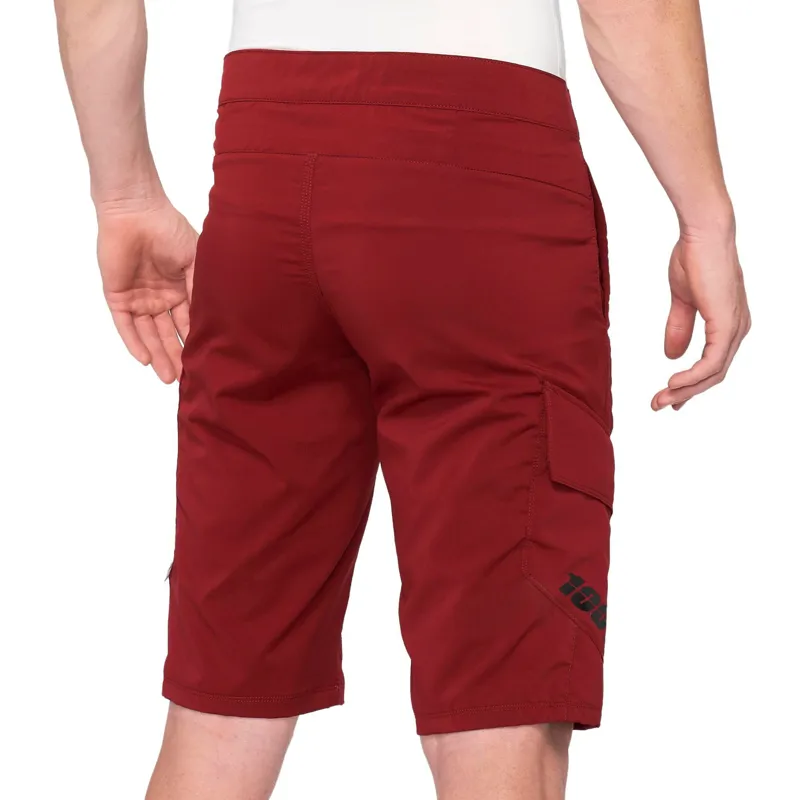 100% Ridecamp Shorts - Brick Red-1