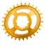 Burgtec Oval Thick Thin Chainring GXP Boost 3mm Offset - Gold
