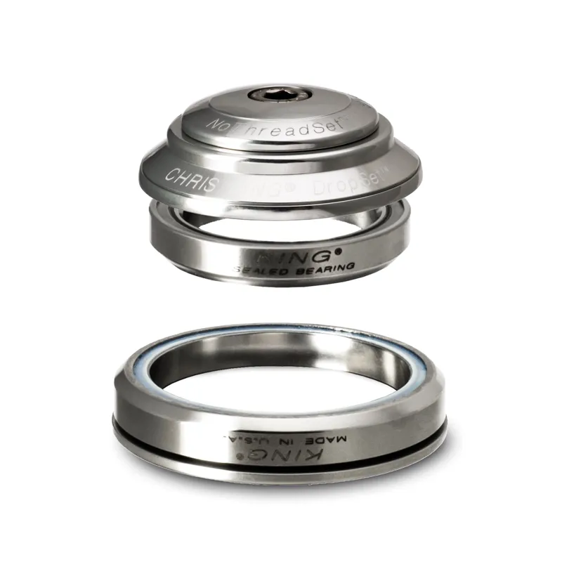 Chris King Dropset 3 41/52 Headset / Tapered / Silver