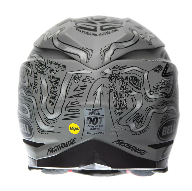 Fasthouse Day in the Dirt 25 Bell Moto-10 Spherical Limited Edition Helmet-2