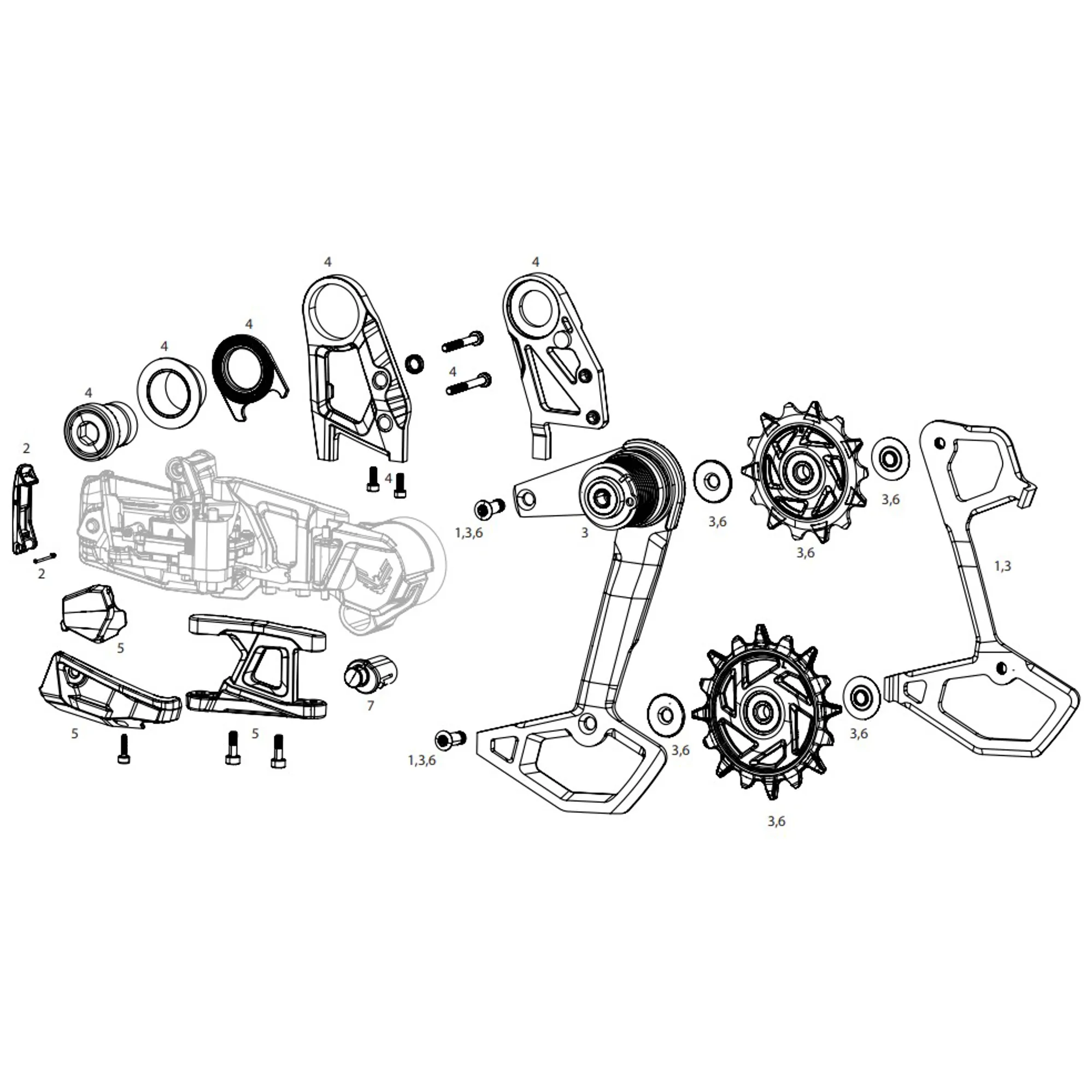 Shimano Rear Derailleur Parts Diagram Rear Derailleur Gear Cycle