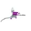 Hope Tech 4 lever Silver/Purple