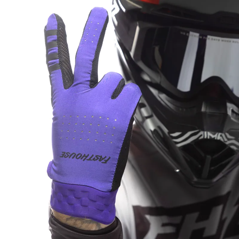Fasthouse Helix Podium Glove - Purple-2