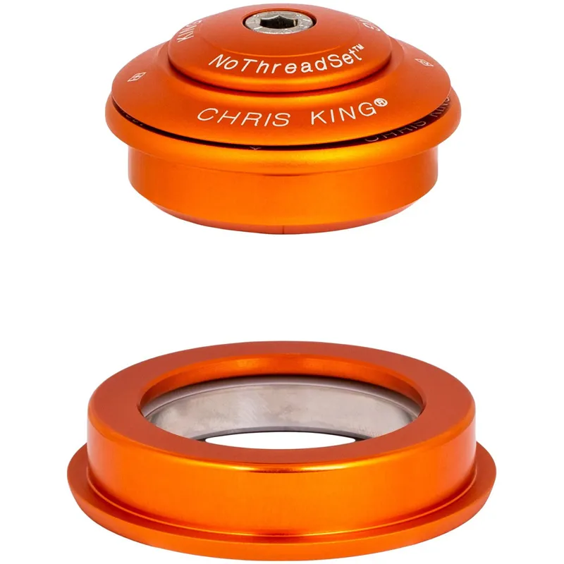 Chris King Inset 2 ZS44/ZS56 Tapered Headset - Matte Mango 