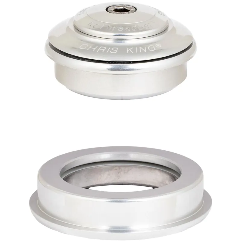 Chris King Inset 2 ZS44/ZS56 Tapered Headset - Silver