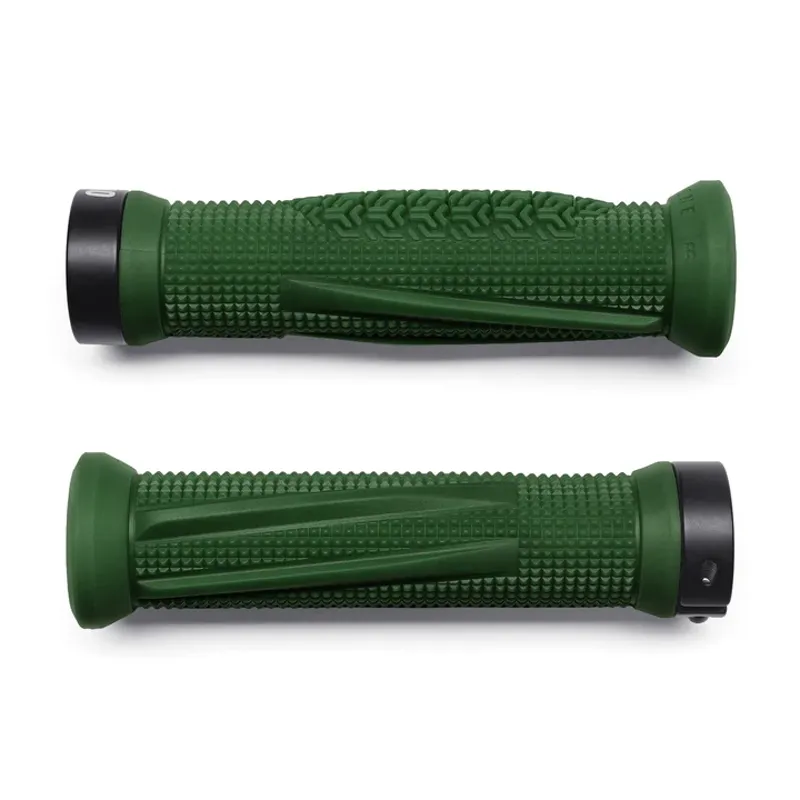 OneUp Components Goldstone Grips - Dark Green-1