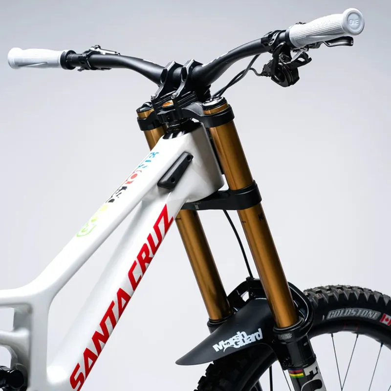 OneUp Components Goldstone Grips - White-4