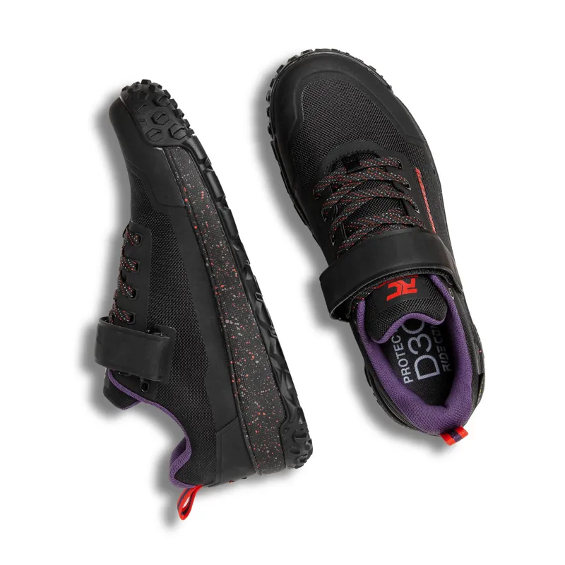 Ride Concepts Tallac Clip Shoes - Black/Red-1