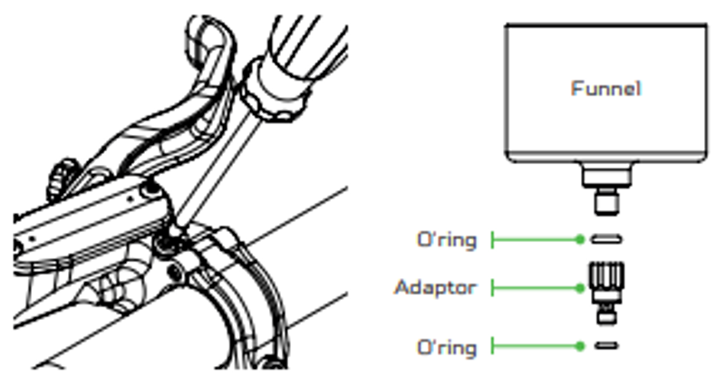 Tech 4 EVO Bleed Funnel Adapter