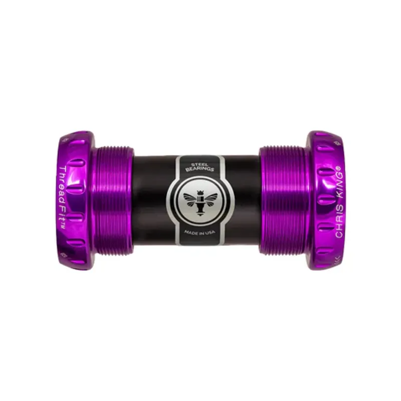 Chris King Bottom ThreadFit 24 68 - 73mm BB - 3D Violet 