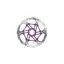 Hope Floating Disc Rotor - 6 Bolt - Purple 