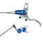 Hope Tech 4 Evo GR4 Braided Disc Brake Silver/Blue