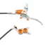 Hope Tech 4 V4 Brake - Silver/Orange