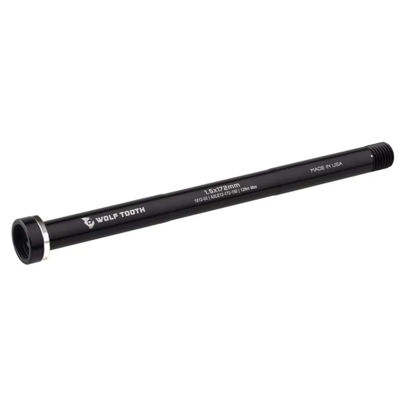Wolf Tooth Wolf Axle For 12mm Rear Thru-Axle - Black