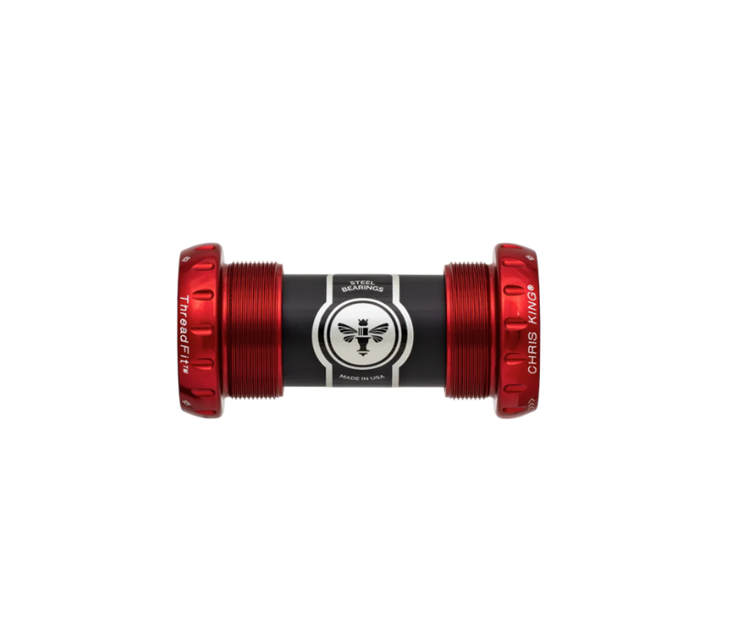 Chris King Bottom ThreadFit 24 68 - 73mm BB - Red
