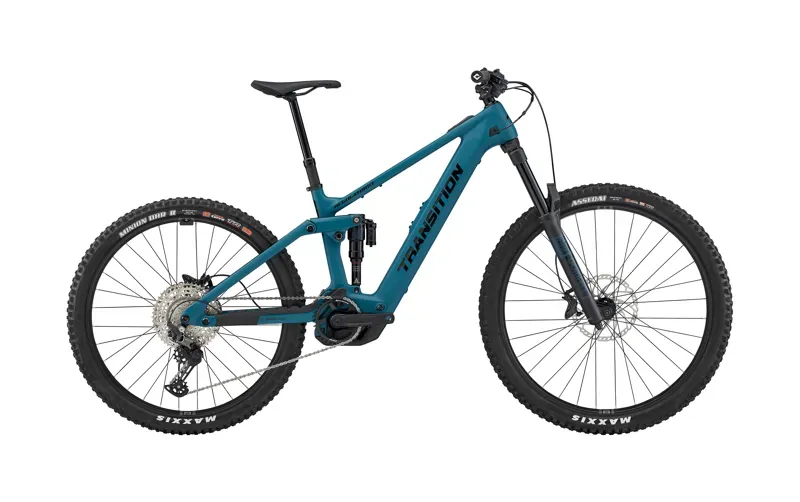 Transition Regulator CX Carbon Deore MTB Complete Ebike Salish Sea Blue