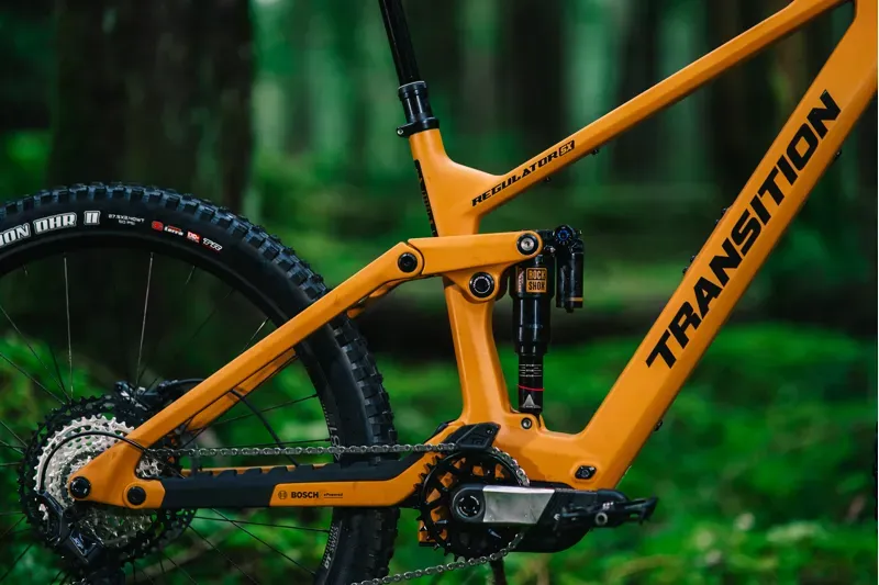 Transition Regulator SX Carbon XT MTB Complete Ebike Madrone Gold-4